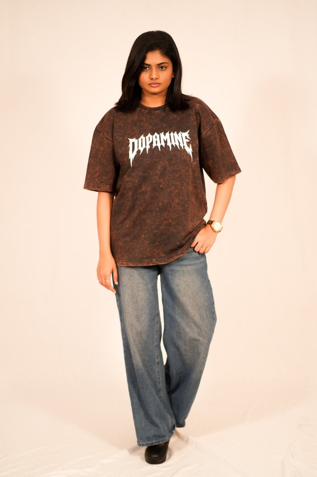 Dopamine Acid Wash Oversized T-Shirt