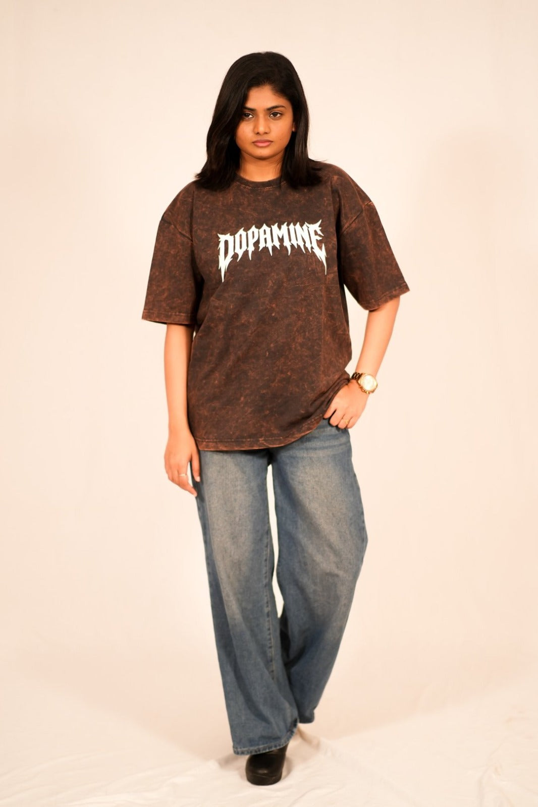 Dopamine Acid Wash Oversized T-Shirt