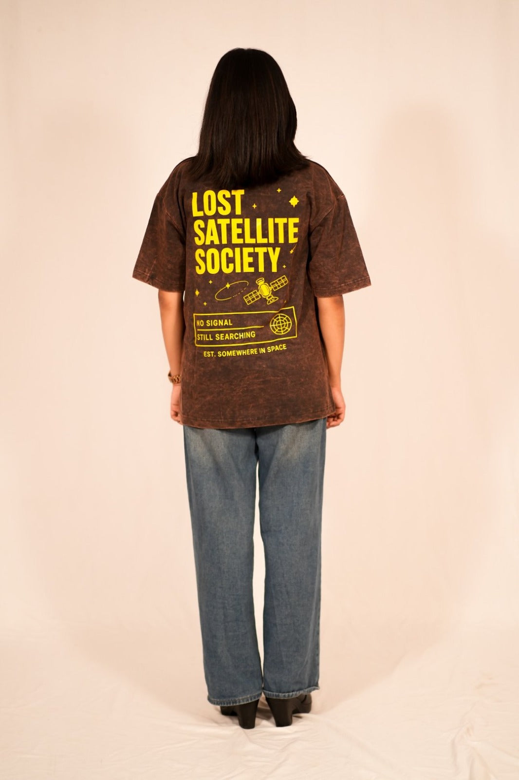 Dopamine Acid Wash Oversized T-Shirt
