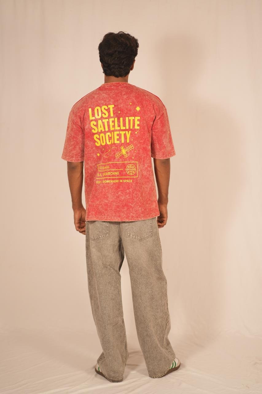 Dopamine Acid Wash Oversized T-Shirt