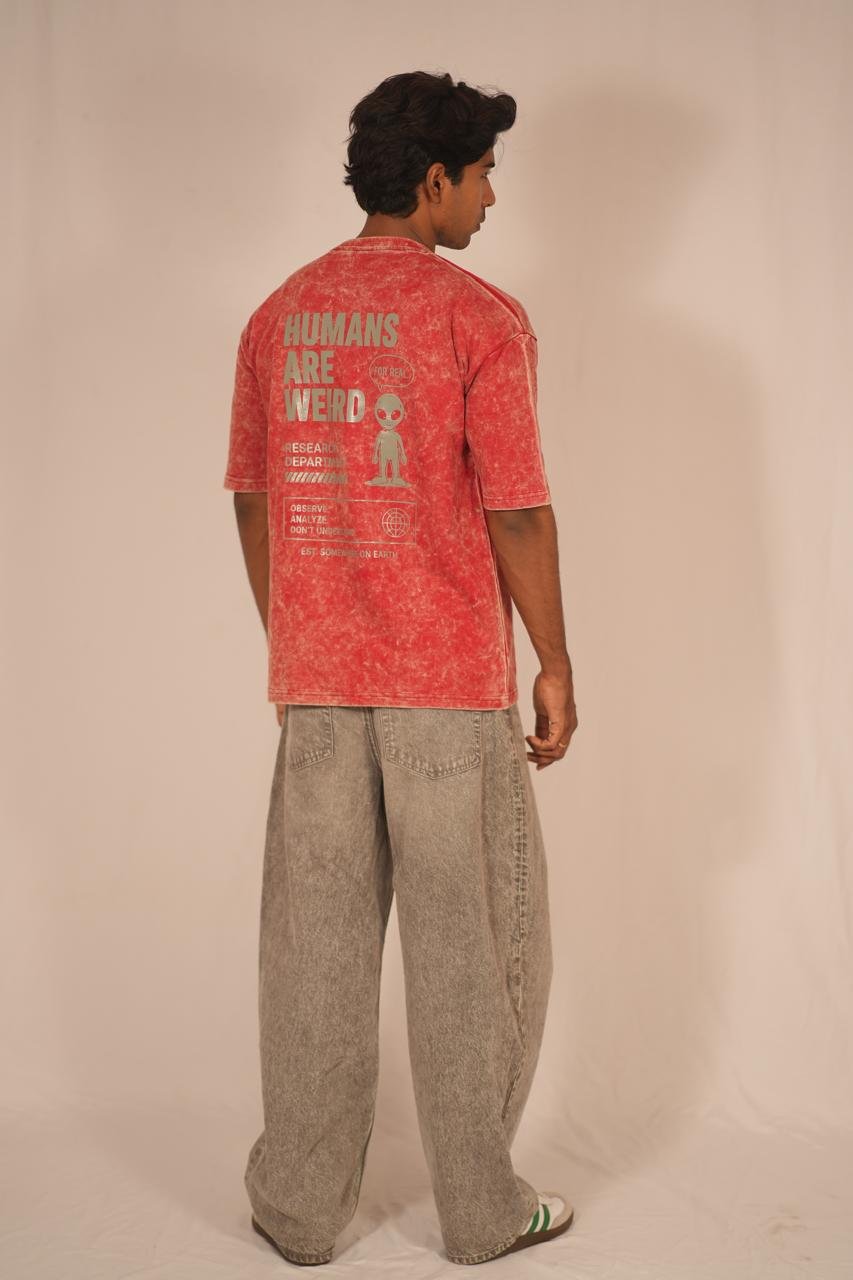 Dopamine Acid Wash Oversized T-Shirt